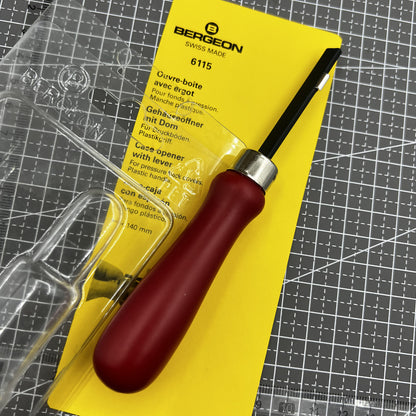 Bergeon Swiss 6115 Gehäuseöffner Werkzeug mit Hebel für Rückdeckel