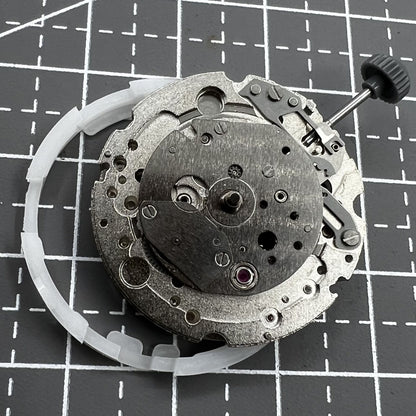 Miyota 8245 silver automatic mechanical movement by Citizen, precision-engineered in Japan for watch accessories.