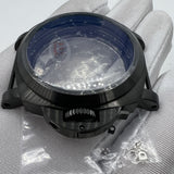 44mm 316L Black Sapphire Glass Watch Case for Seagull ST3600/ST3621/ETA6497/6498