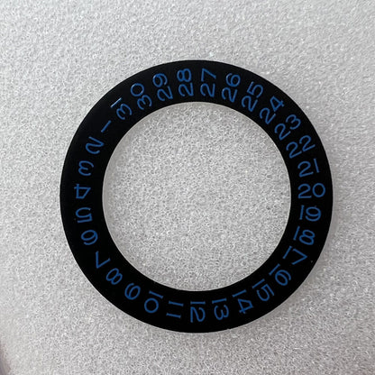 Datumsrad-Overlay mit blauer Schrift für ETA2824 2836 Miyota 8215/8200 Uhrwerk D3