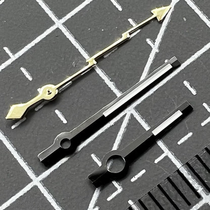 Black trim golden lightning second hand set for NH35 NH36 7S26 7S36 watches