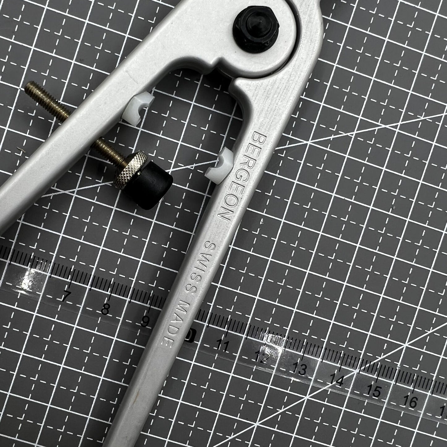 Swiss Bergeon 6618 spring bar plier tool for precise watch strap adjustments and repairs