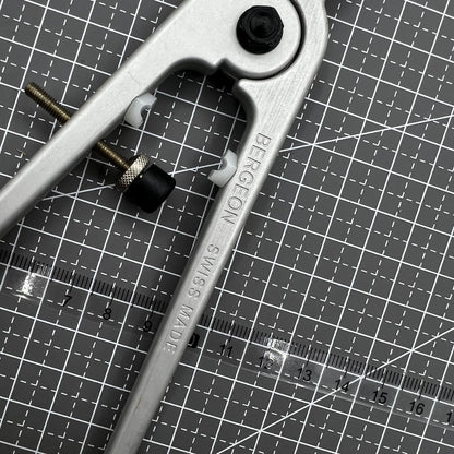Swiss Bergeon 6618 spring bar plier tool for precise watch strap adjustments and repairs