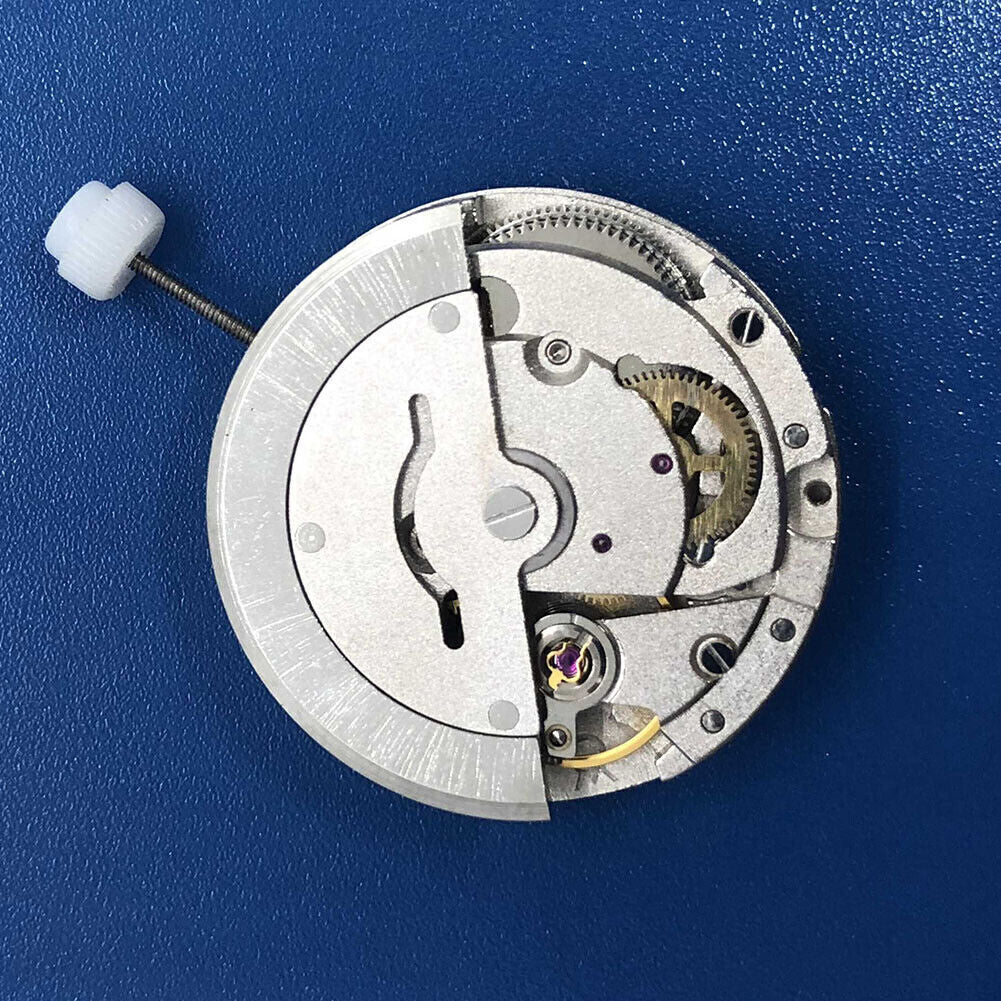DG2813 Automatisches mechanisches Uhrwerk, kleine Sekunde bei 9, Einzelkalender, Silber