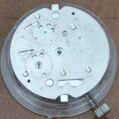 China Made ST16 T16 mechanical watch with 6 hands, multifunctional movement, no calendar feature.