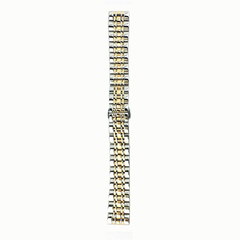 1. 12mm golden stainless steel watch strap, sleek design for classic wristwatches  