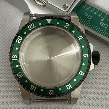 39.5mm PVD Bronze Retro 316L Stainless Steel Watch Case for NH35/NH36