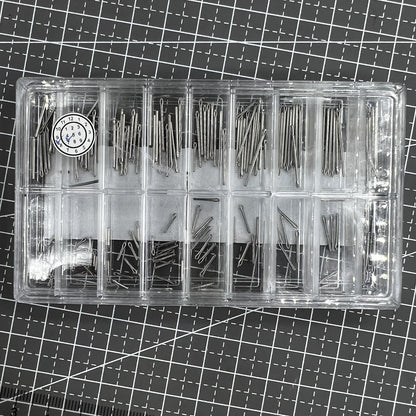 Kit de 10 broches ouvertes en acier inoxydable de 0,8 mm de diamètre, tailles de broches de 4 à 21 mm 