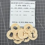 12 PIECES 2 Ligne Sizes Movement Case Spacer Casing Ring Holder #T-676-SIZE 3.75