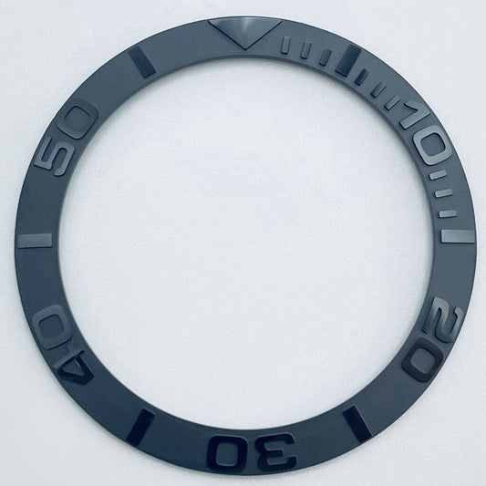 38 mm schwarze GMT-Taucheruhr-Lünetteneinlage aus Keramik, Uhrenteil für 40 mm Uhrengehäuse