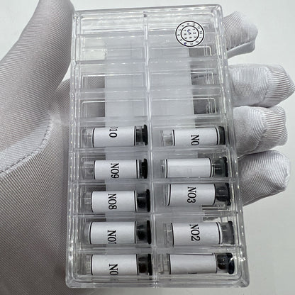 Gehäuseklammern für Uhrwerke, 10 Größen à 10 Stück, insgesamt 100 Stück/Box