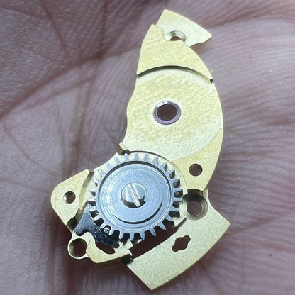 Gold strip watch splint compatible with ETA 2836 2824 2834 2846 movements, high-quality part.