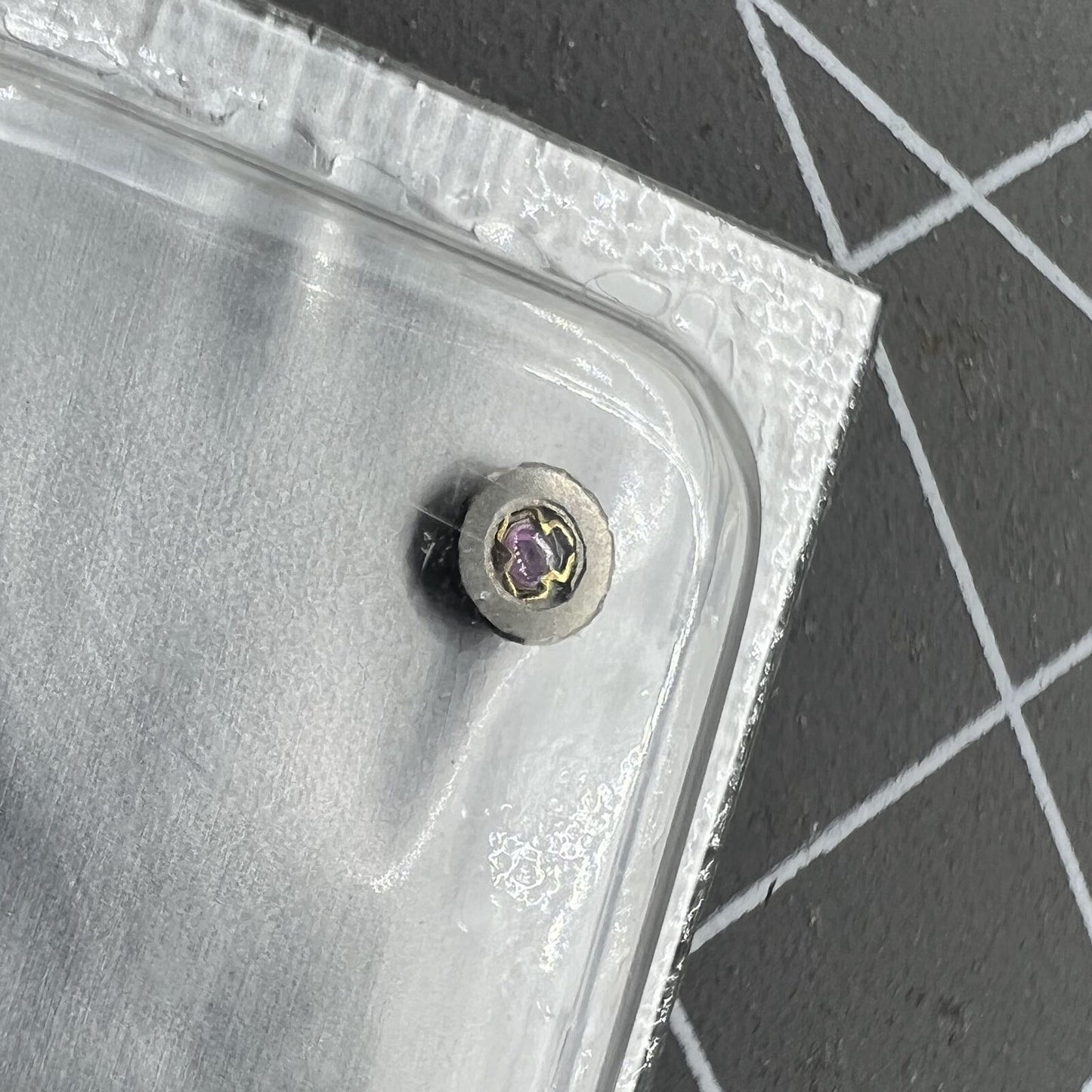 Balance wheel splint plate cap jewel shock absorber for ETA2836/2834/2824 movements, precision fit.