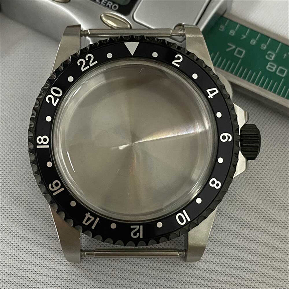 39.5mm PVD bronze retro watch case by brand, crafted from 316L stainless steel for NH35/NH36 movements.