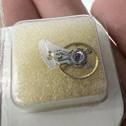 Swiss Made ETA2671 balance wheel with splint, essential for precise movement in watch repair accessories.