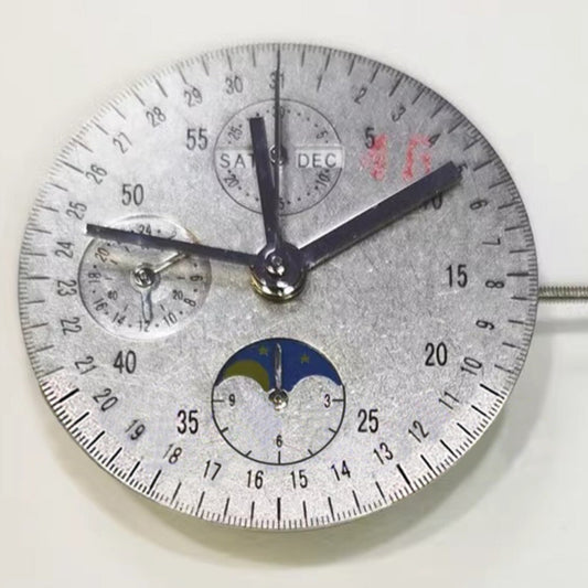 Dandong China Made 7751 Multifunktionales automatisches mechanisches Uhrwerk mit 8 Zeigern