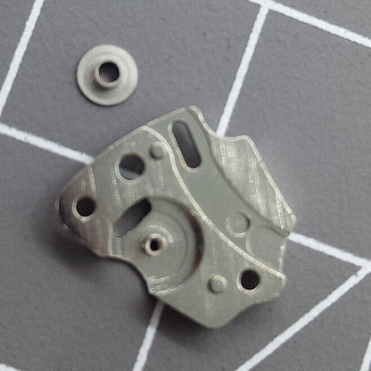 Winding bridge replacement for RLX 3135 movement, durable metal part for watch repair.
