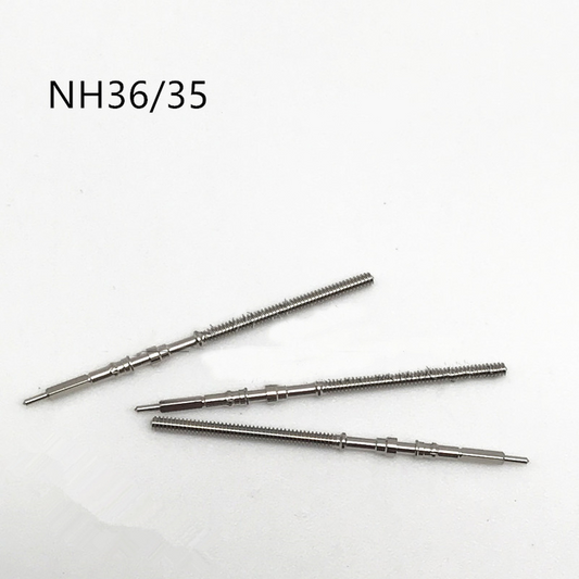 Lot de 10 tiges de remontoir génériques pour mouvement NH35/NH36