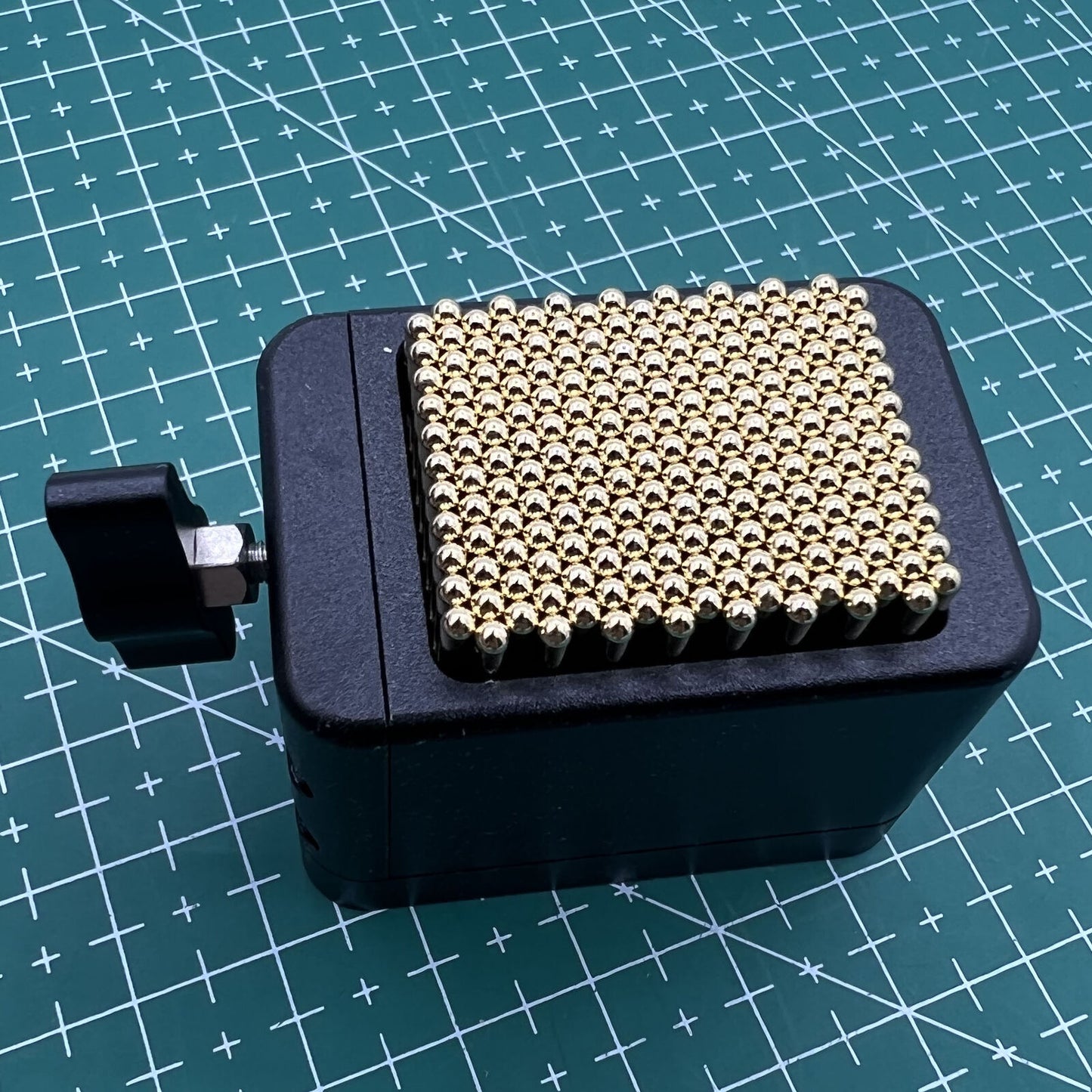 Universal metal watch movement holder with beads, secure repair tool by Generic for all watch shapes.