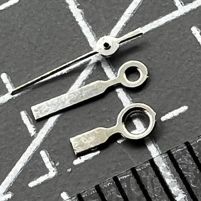 NO.1286 Silver set of watch hands for Miyota 2035 movement, 7mm/6mm/4mm lengths, precise fit