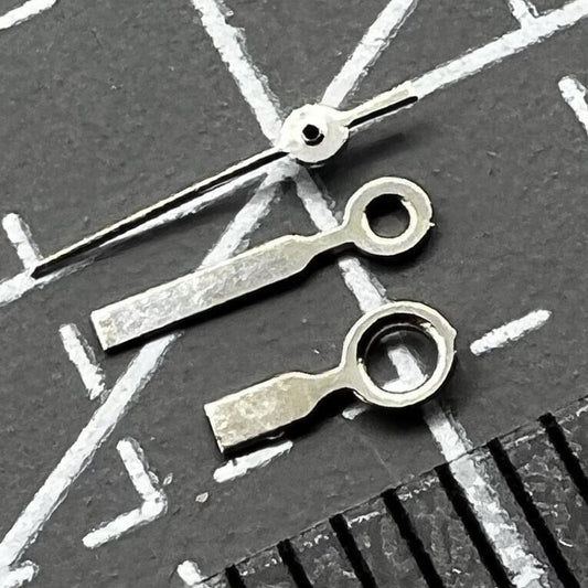 NO.1286 Silver set of watch hands for Miyota 2035 movement, 7mm/6mm/4mm lengths, precise fit