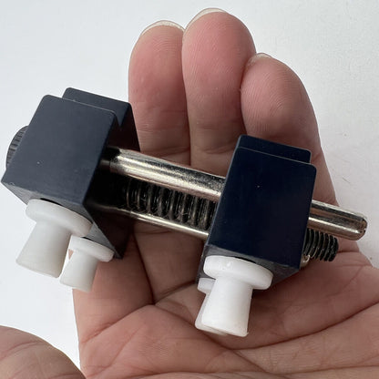 Adjustable watch back case opener, designed for secure removal and closing of watch covers.