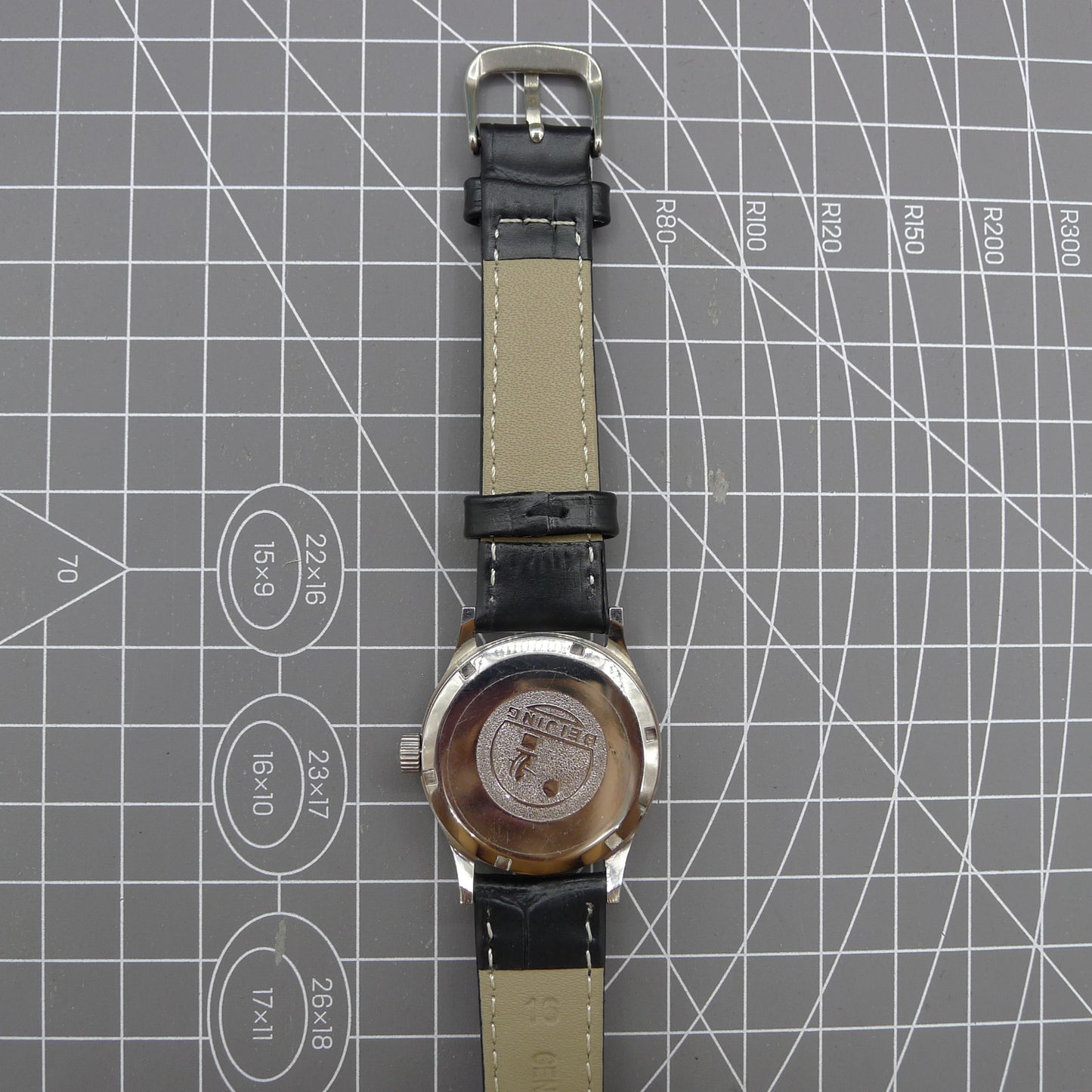Beijing 31mm manual mechanical watch with silver case and double rhomb dial, showcasing classic Chinese craftsmanship and elegant design.