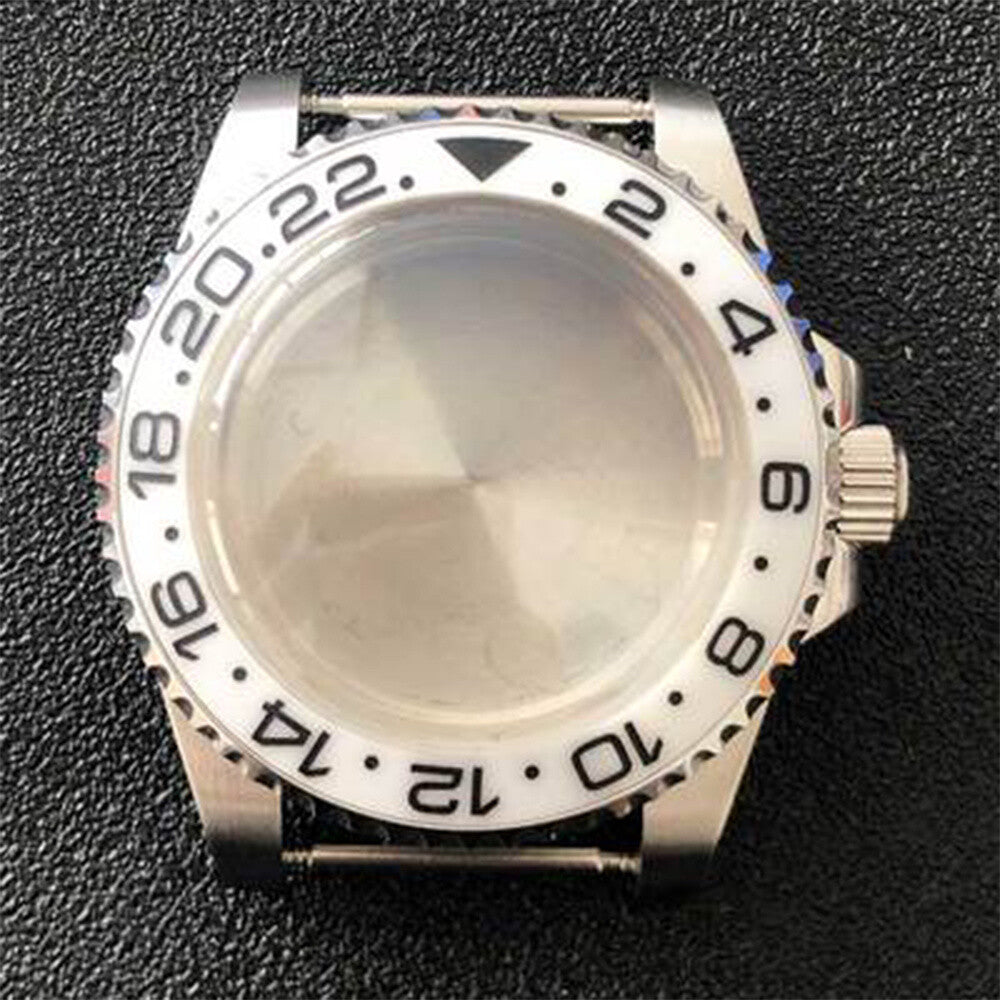 316L Edelstahl Uhrengehäuse SUB Convex Saphirglas 40mm Für NH35/NH36 