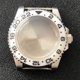 316L Stainless Steel Watch Case SUB Convex Sapphire Glass 40mm For NH35/NH36