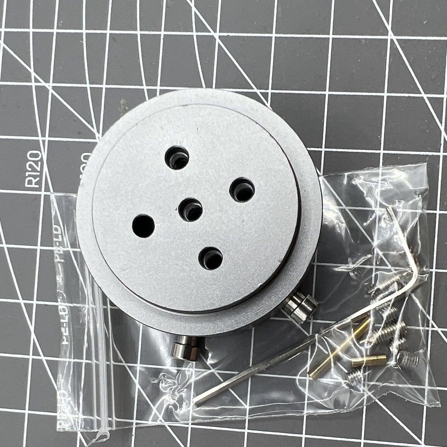 ETA 7750 watch movement holder, ensuring secure fit for precise repairs and assembly.