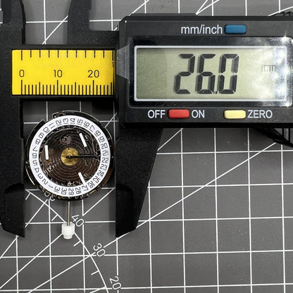 ISA 8171 Golden Quartz Movement Date at 4 Multi-function Movement
