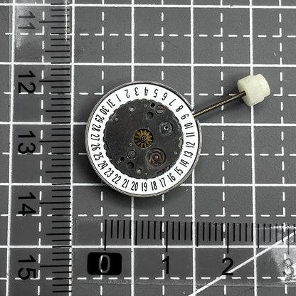 ETA Swiss Quarz Uhrwerk 400 111 Ein Kalender bei 6 Uhr