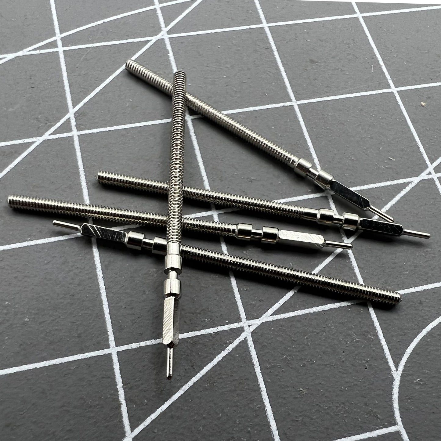 2 Stück Aufzugswellen für Seagull ETA 6497-1 ST3600 Uhrenwerk