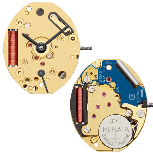 ETA 980.153 Watch Quartz 2 Hands Movement