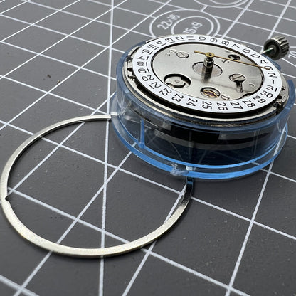 Seagull TY2806 automatic watch movement with date, precision mechanical gear system by Seagull.