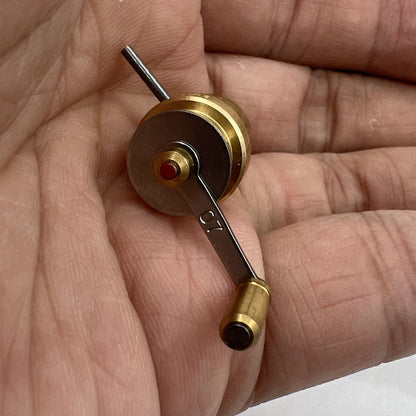 Bergeon 2729-ETA-07 mainspring winder tool for ETA calibre watch repair, precision spare barrel accessory.