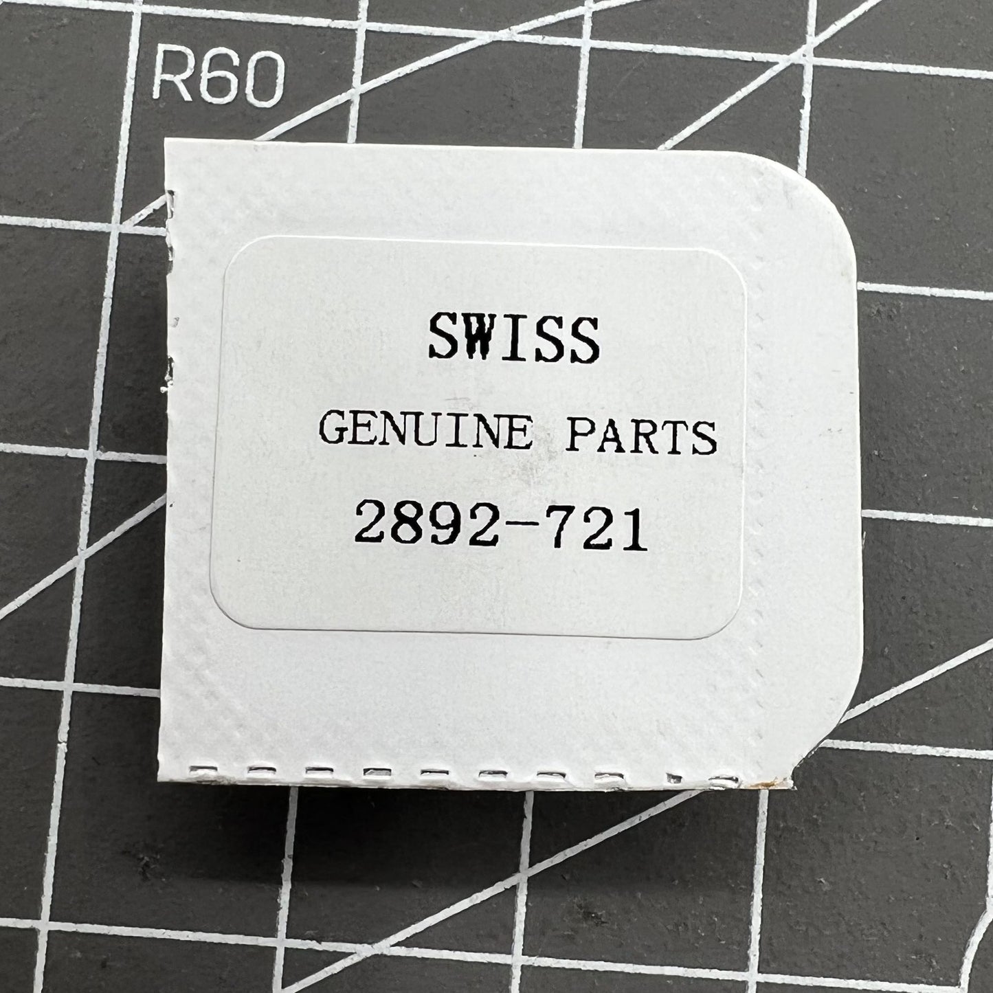 Balancier de montre de fabrication suisse pour mouvement <tc>ETA</tc> 2892, pièce d'origine