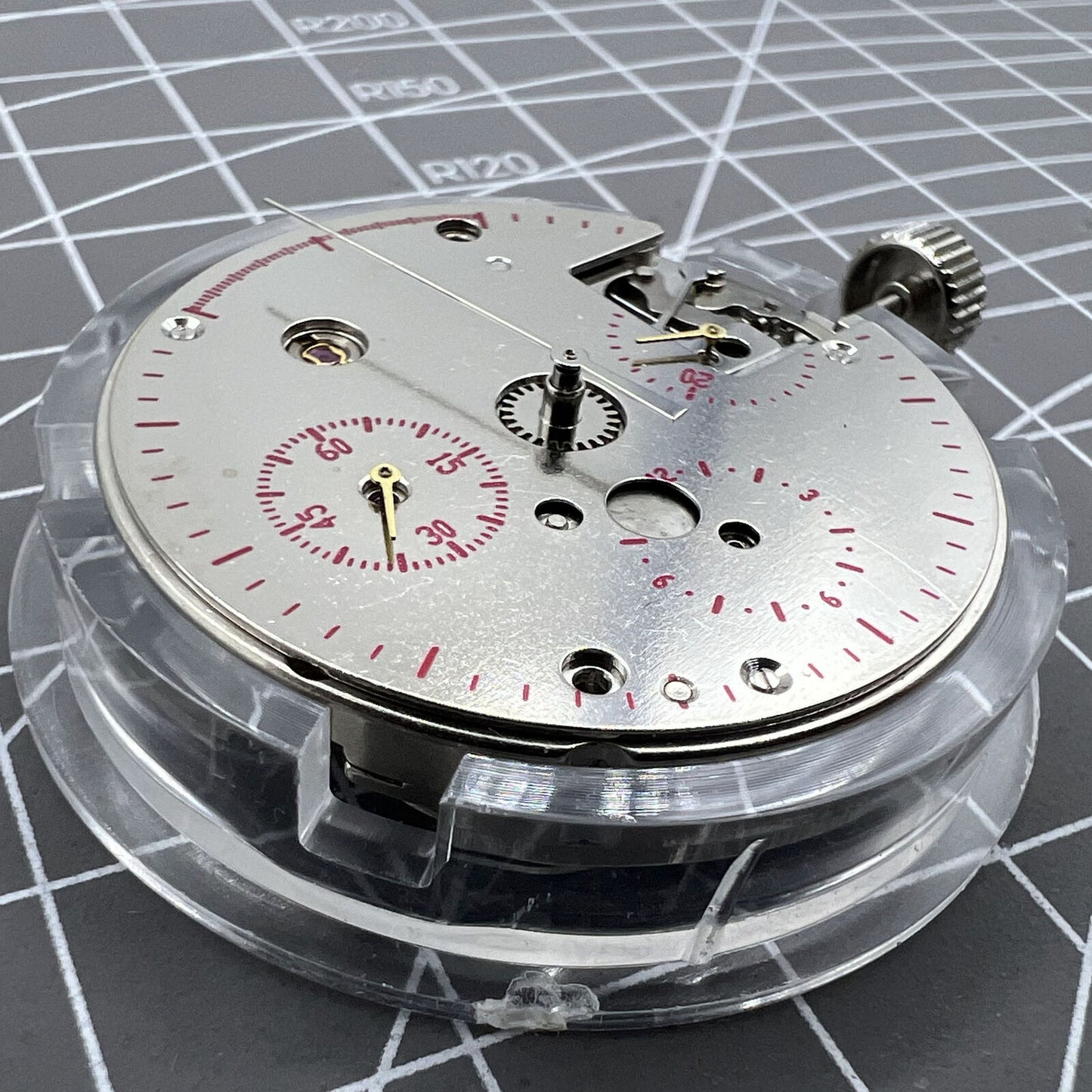 Tianjin Seagull ST19 ST1901 automatic mechanical watch movement with visible gears and intricate craftsmanship