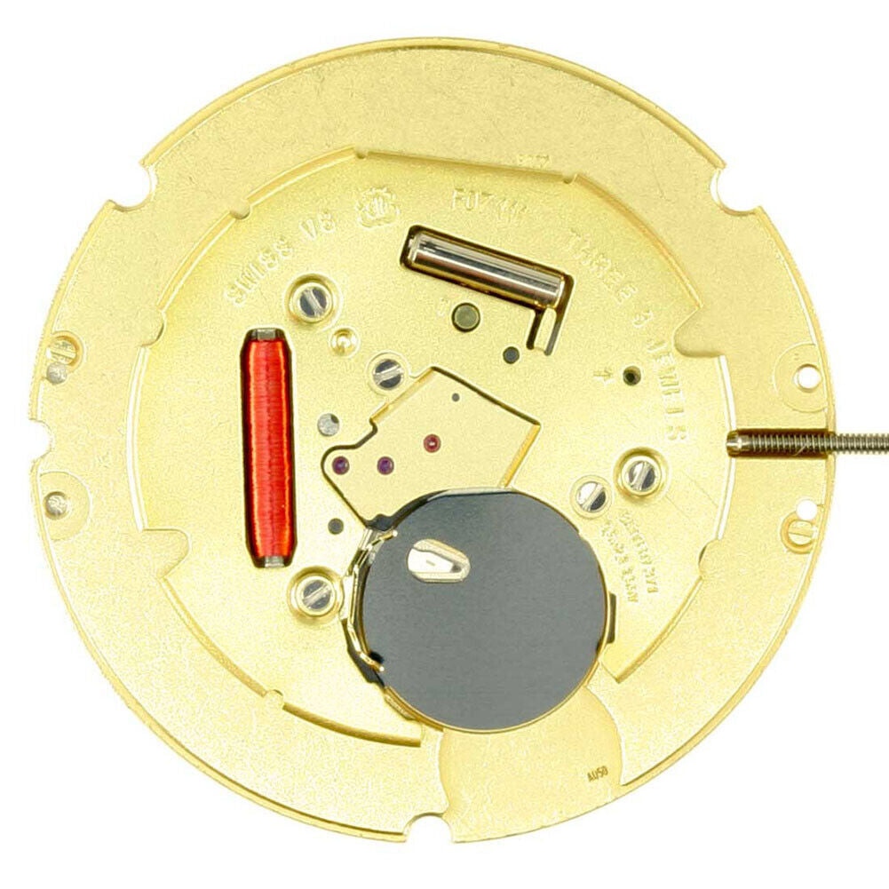 ETA F07.111 Watch Quartz Movement  3 Hands Date At 3/6