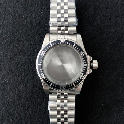 39.5mm Watch Case Stainless Steel Case+Watch Strap Band for NH35/NH36 Movement