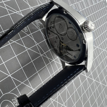 42mm Herrenuhr Mechanisches Uhrwerk Seagull ST3600 Weißes Zifferblatt Handaufzug