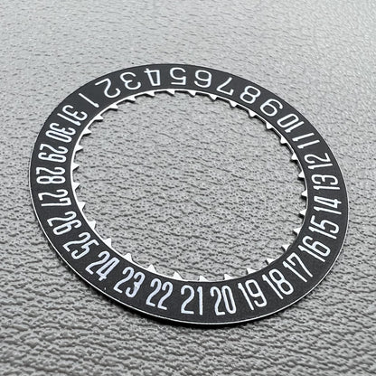2 Stück Schwarze Datumsrad Scheibe Datum Rad Datum Bei 3 Uhr Miyota 9015 Uhrwerk