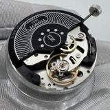 Swiss Made Genuine ETA C01.211 Chronograph Mechanical Movement 1853 Black Dial