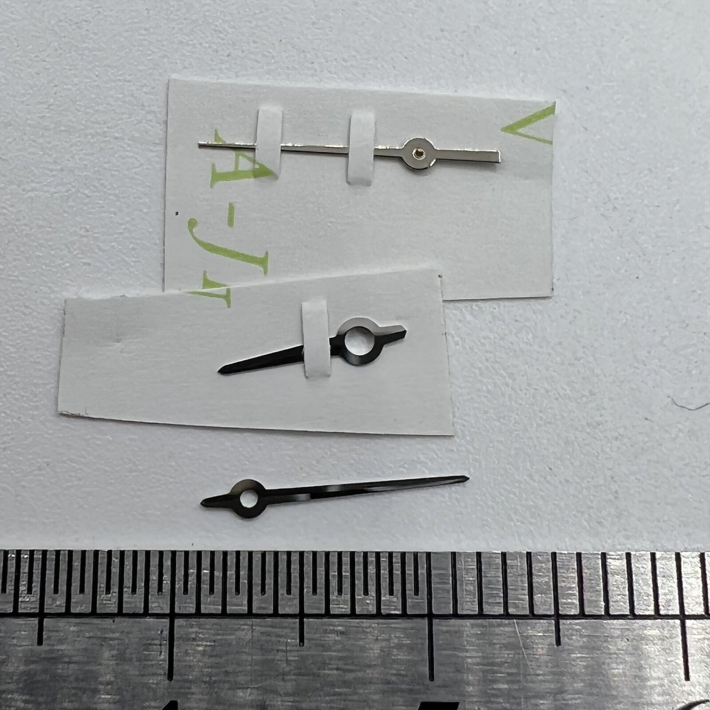 Aiguilles de montre argentées à 3 aiguilles pour mouvement à quartz Ronda 763 9,5 mm/9 mm/6 mm 