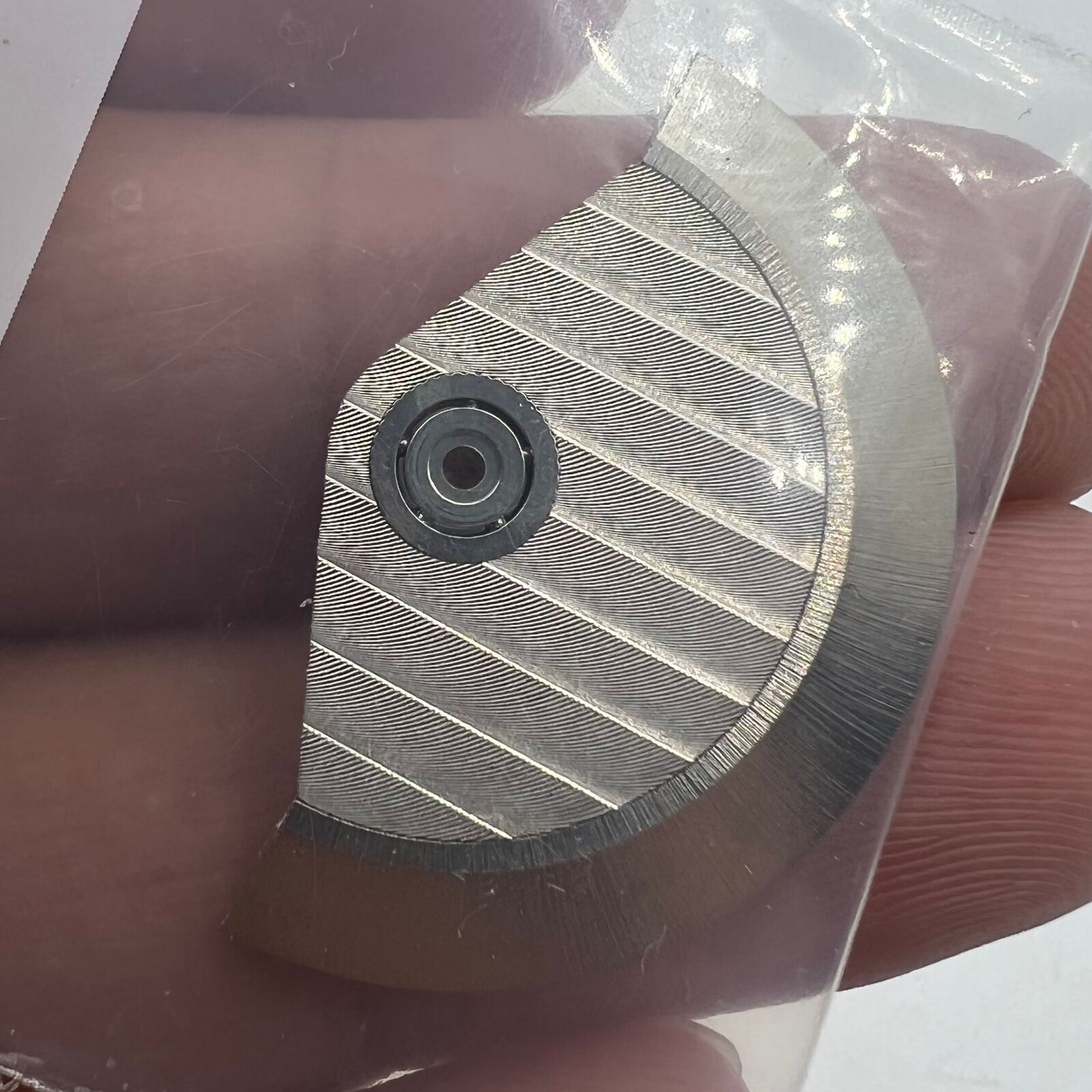 Ref.570 rotor oscillating weight by ETA, precision spare part for automatic watch movements.