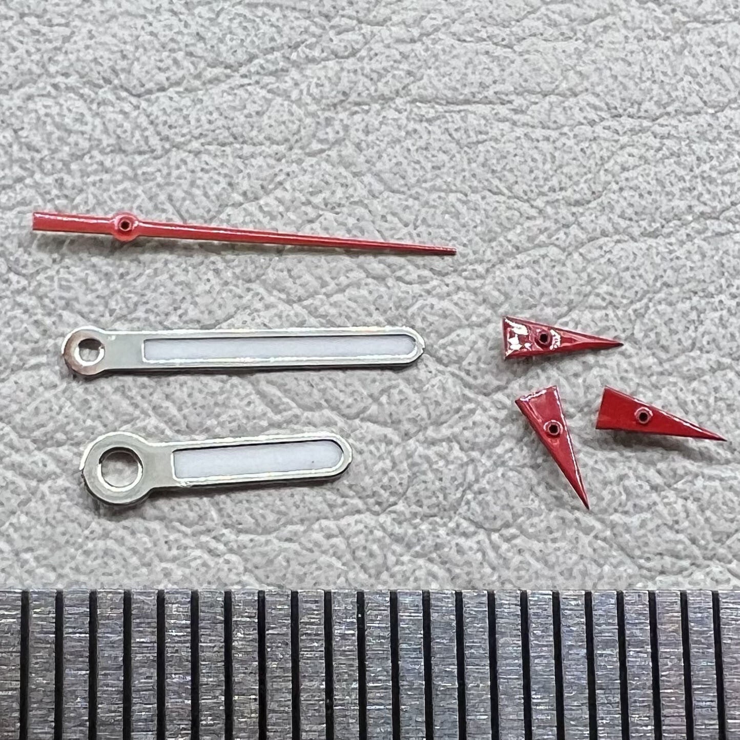 2 Sätze/Packung runde, spitze, grün leuchtende Zeiger für Miyota OS10 OS20 OS60 OS80