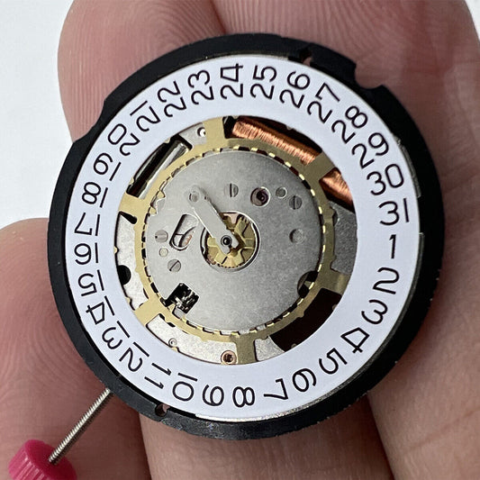 Swiss Part Ronda 715 quartz movement with date window at 3 o'clock for watch repair