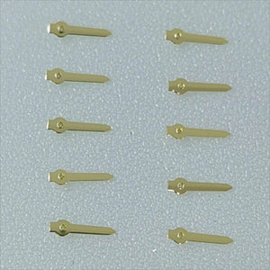 10pcs 4mm Golden Arrow Shape Small Second Hands for Miyota OS10 OS20 Movement