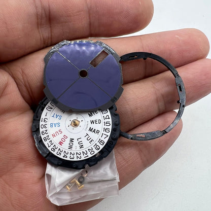 Japan Made Hattori Epson TMI VS43A solar-powered quartz watch movement, precise and reliable Hattori mechanism