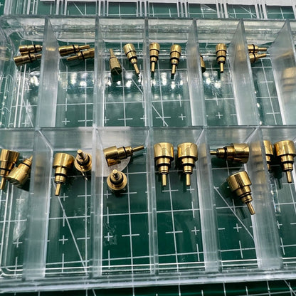 Golden stainless steel watch with pusher drive, 13 sizes, elegant classical style by Wholesale Watch, perfect for formal occasions.